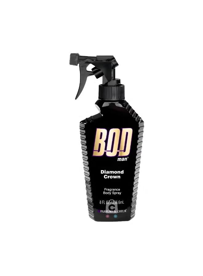 BOD man Diamond Crown Fragrance Body Spray 236ml
